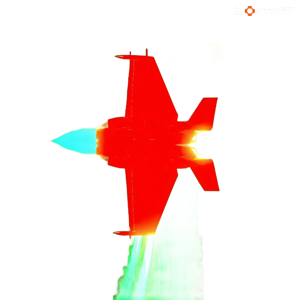 Mostbet Aviator game screen with ascending plane, multiplier, and bet/cash-out controls for quick play in India.