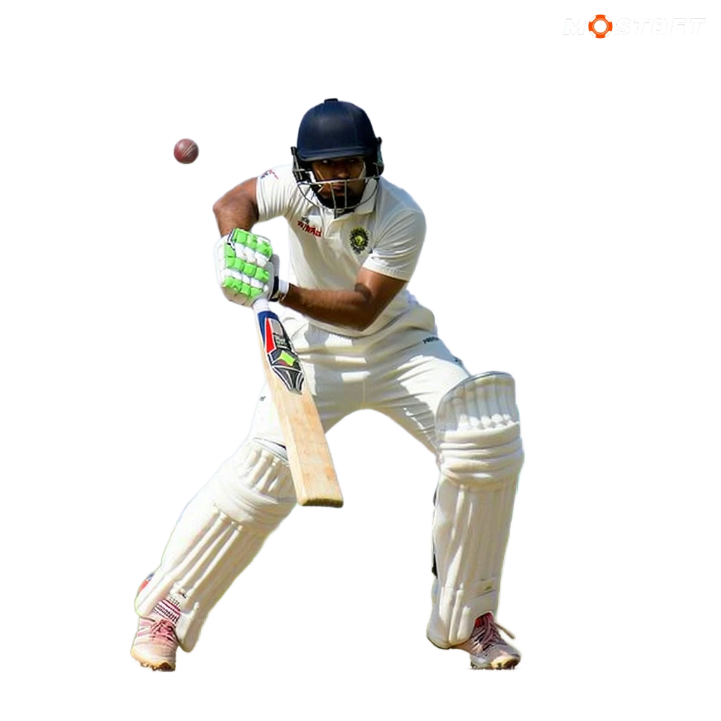 Mostbet cricket betting page with live odds, match winner and top batter markets, WELCOME_BONUS promo in India